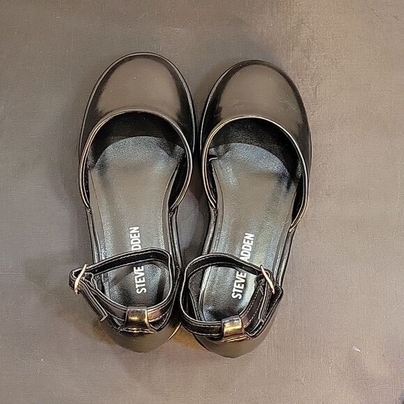 BRAND NEW STEVE MADDEN JKLAIR D'ORSAY ADJUSTABLE BUCKLE ANKLE STRAP FLAT… - Picture 5 of 15